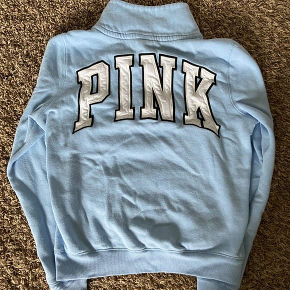 PINK Quarter-Zip Sweatshirt - Picture 2 of 3